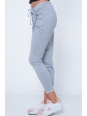 Light gray wrap sweatpants BB21886 - Online store - Boutique